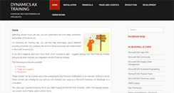 Desktop Screenshot of dynamicsaxtraining.com